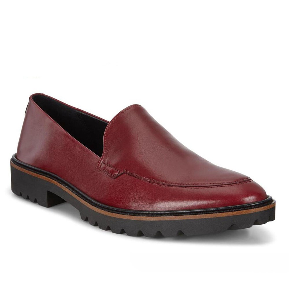 Womens Loafer - ECCO Incise Tailored - Burgundy - 8405LNURJ